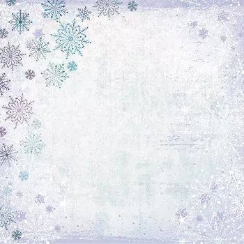 Sara Signature Glittering Snowflakes 12x12" Vellum Pad