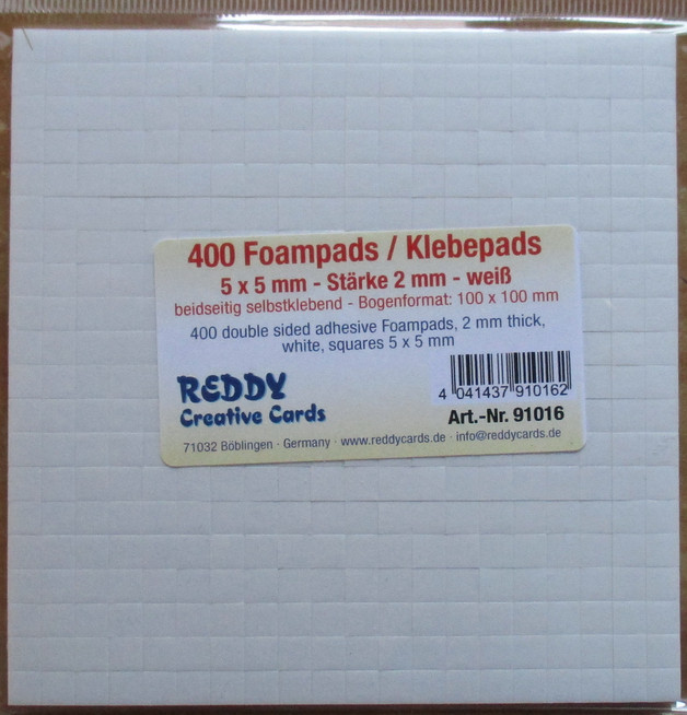 Meine Bastel Idee - klebepads-5-x-5-0-5-mm Reddy