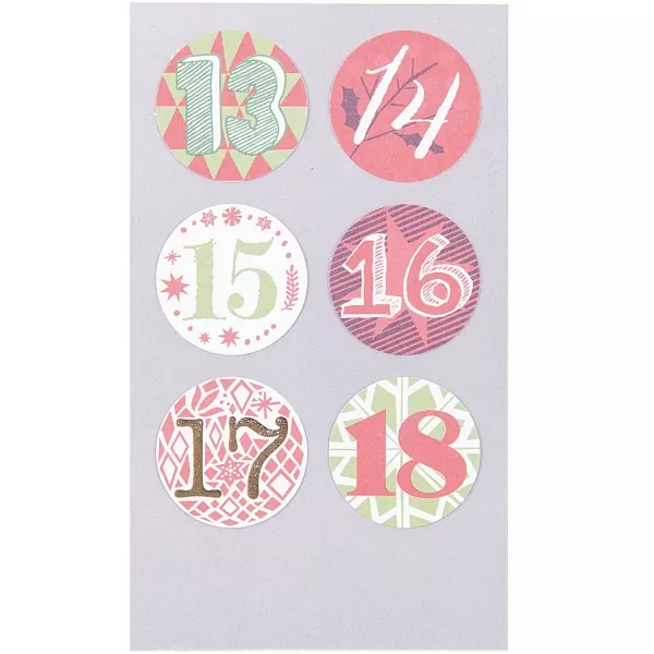 Paper Poetry, ADVENTSKALENDER STICKER, Rico Design