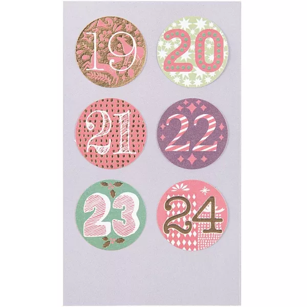 Paper Poetry, ADVENTSKALENDER STICKER, Rico Design