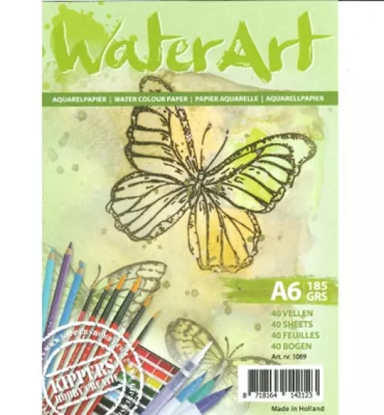 Aquarellblock, WaterArt, 40 Bogen