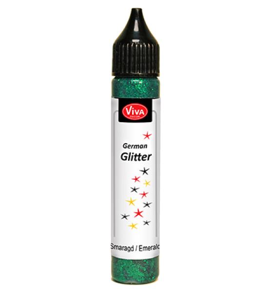 Viva-Decor, German Glitter Smaragdgrün
