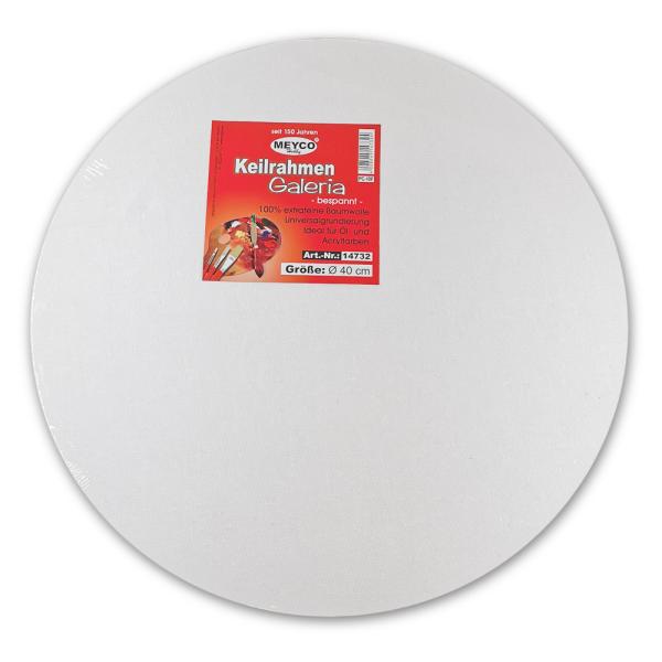 Meyco, Keilrahmen, bespannt, geheftet, rund ø 30cm