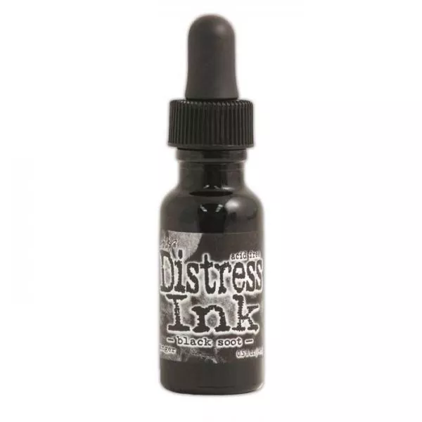 Ranger Reinker Distress Ink Black Soot