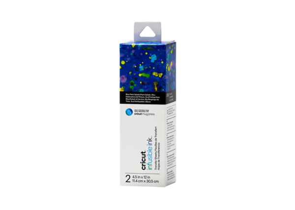 Cricut, Infusible Ink Transfer Sheets Blue Paint Splash Cricut, Infusible Ink Transfer Sheets Blue Paint Splash