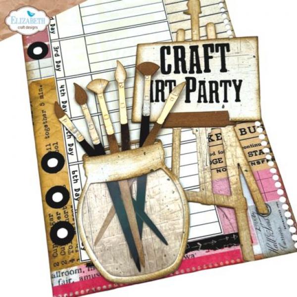 Elizabeth Craft Designs, Planner Essentials 59 - Art Party Dies