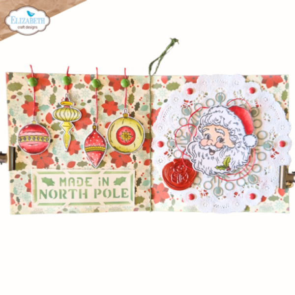Elizabeth Craft Designs, Santa Claus Stamps and Dies