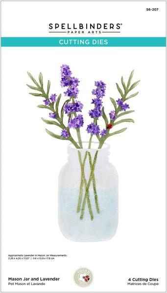Spellbinders, Mason Jar and Lavender