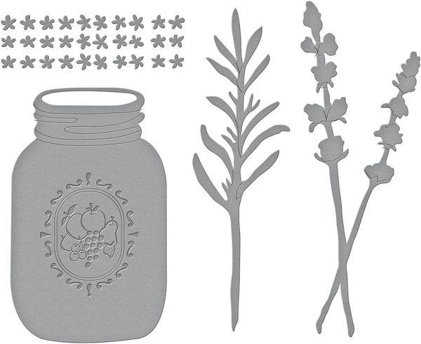 Spellbinders, Mason Jar and Lavender