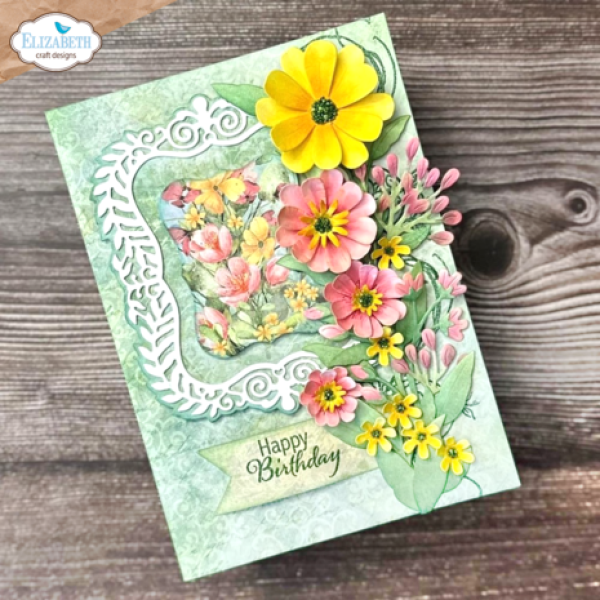 Elizabeth Craft Designs, Garden Party Dies Wild Flower 2