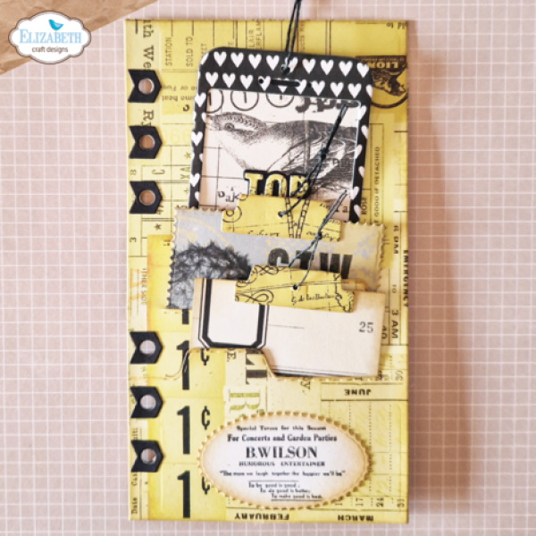 Elizabeth Craft Designs, From the Past Dies Sidekick - Essentials 30 Basepage with Ticket