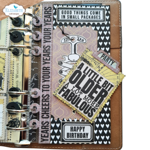 Elizabeth Craft Designs, From the Past Dies Sidekick - Essentials 30 Basepage with Ticket