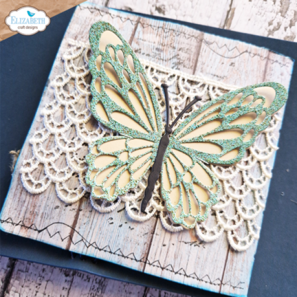 Elizabeth Craft Designs, Journal Elements Ornate Butterfly Dies
