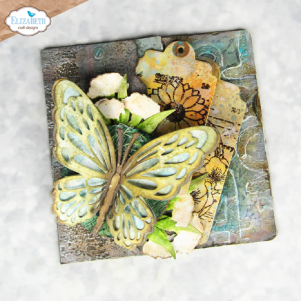 Elizabeth Craft Designs, Journal Elements Ornate Butterfly Dies