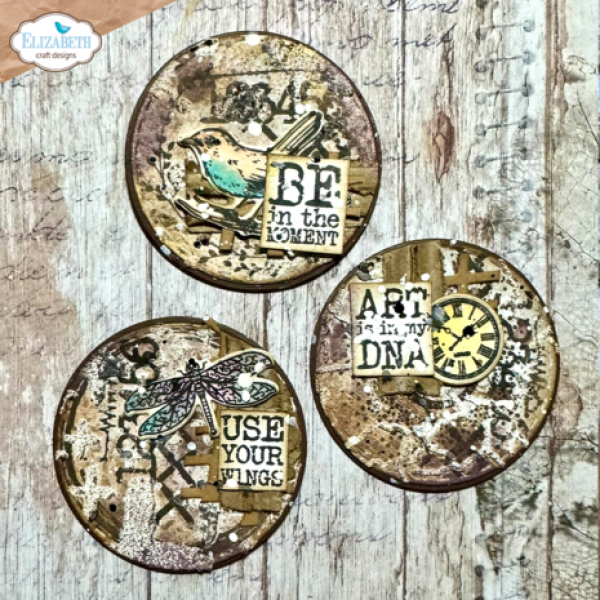 Elizabeth Craft Designs, Journal Elements Artist Trading Coin Dies