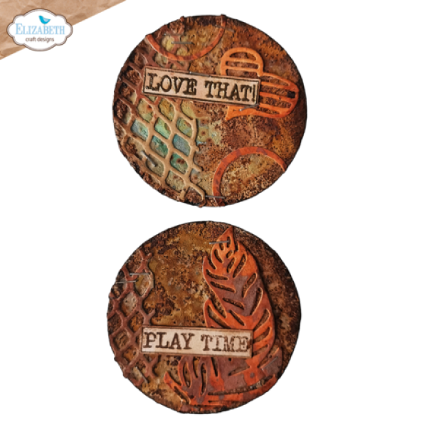 Elizabeth Craft Designs, Journal Elements Artist Trading Coin Dies