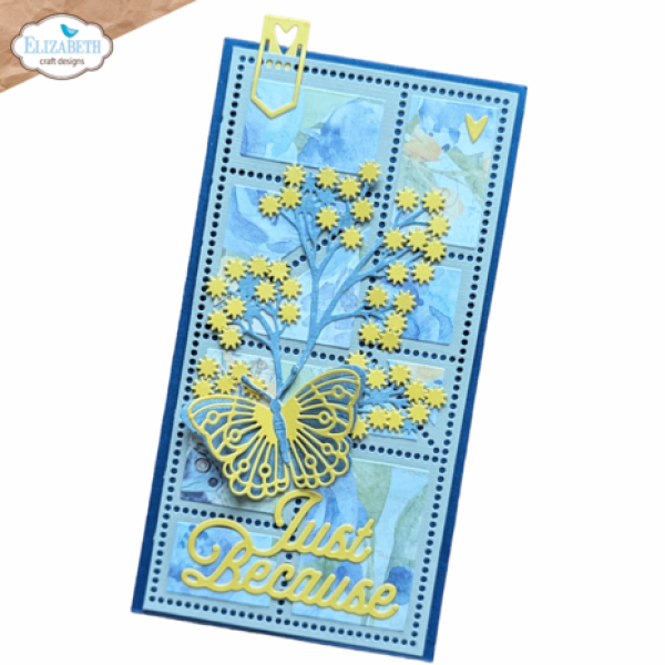 Elisabeth Craft Designs, Evening Rose Dies Floral Greenery 2