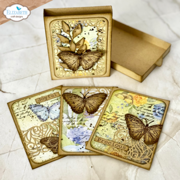 Elisabeth Craft Designs, Evening Rose Dies Elegant Decorative Borders