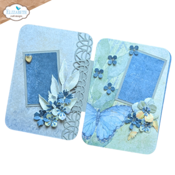 Elisabeth Craft Designs, Evening Rose Dies Elegant Decorative Borders