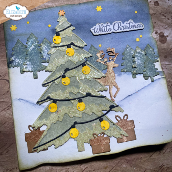 Elizabeth Craft Designs, December Romance Dies December White