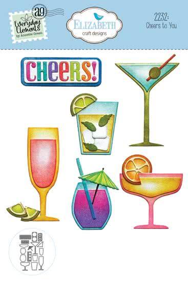 Elisabeth Craft Designs, Sunny Days Die Cheers to You