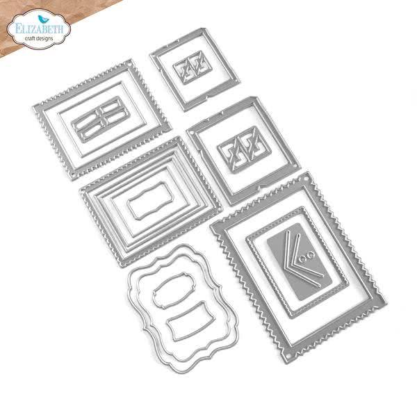 Elisabeth Craft Designs, Sunny Days Die Picture Frames & Mats