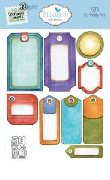 Elisabeth Craft Designs, Sunny Days Die Tag Variety Pack