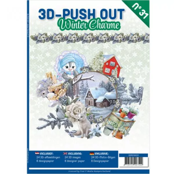 3D Push Out book 31 Winter Charme