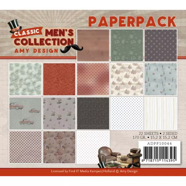 Amy Design - Paperpack - Classic men's Collection