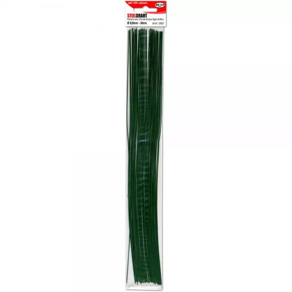 Meyco, Stieldraht, ca 30 cm, grün