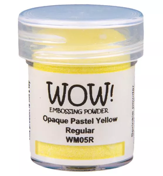 Wow, Embossingpulver Opaque Pastel Yellow