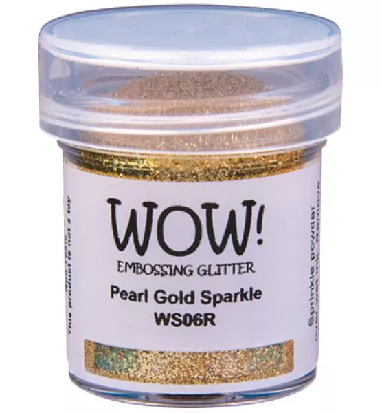 Wow, Embossingpulver Pearl Gold Sparkle