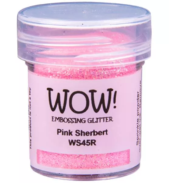 Wow, Embossingpulver Glitters Pink Sherbert