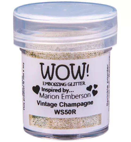 Wow, Embossing Glitters Vintage Champagne