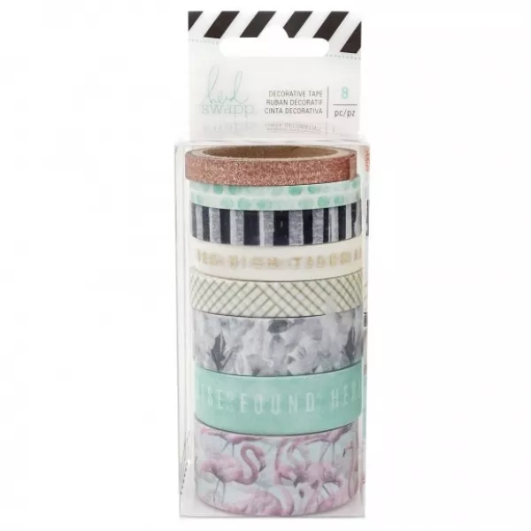 Pineapple crush washi tape x8