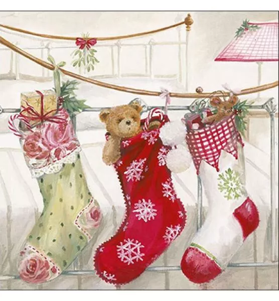 Ambiente - 5 Servietten Christmas Stockings