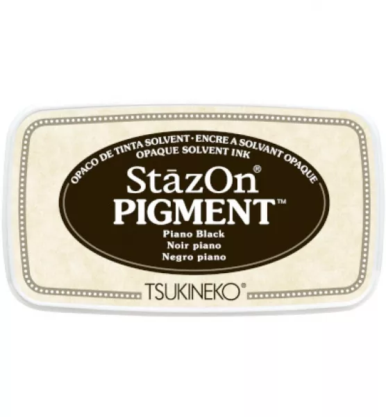 StazOn Pigment Stempelkissen, Piano Black