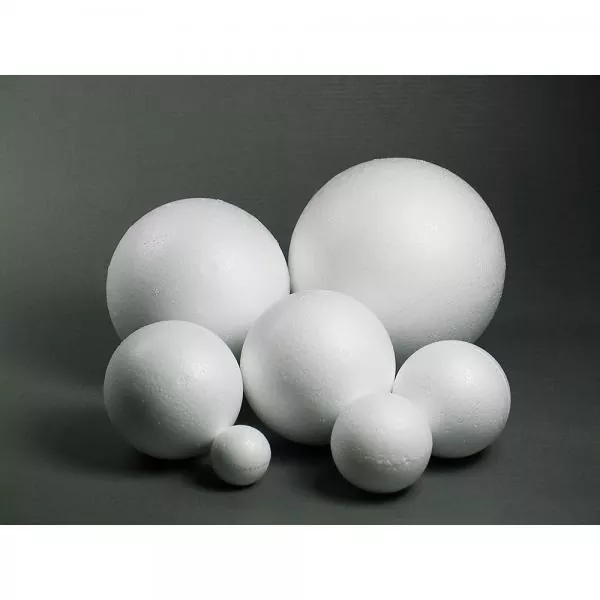 Meyco, Styroporform Kugel/Ball, ca 10 cm, 5 Stück
