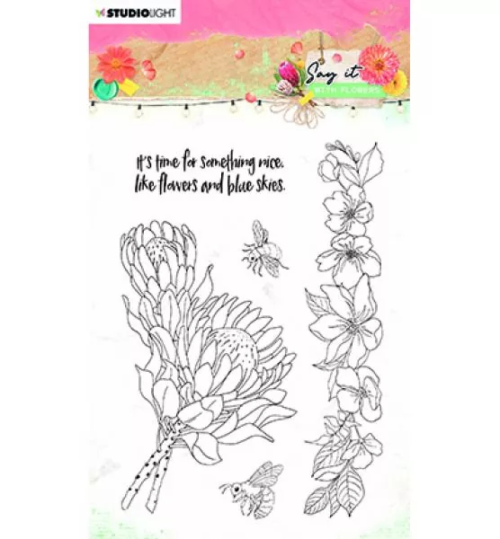 Studiolight Clear Stamp Say it with flowers nr.524