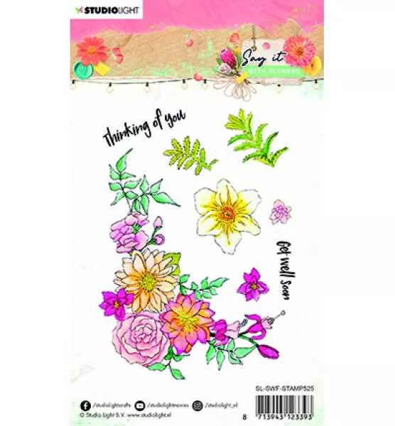 Studiolight Clear Stamp Say it with flowers nr.525