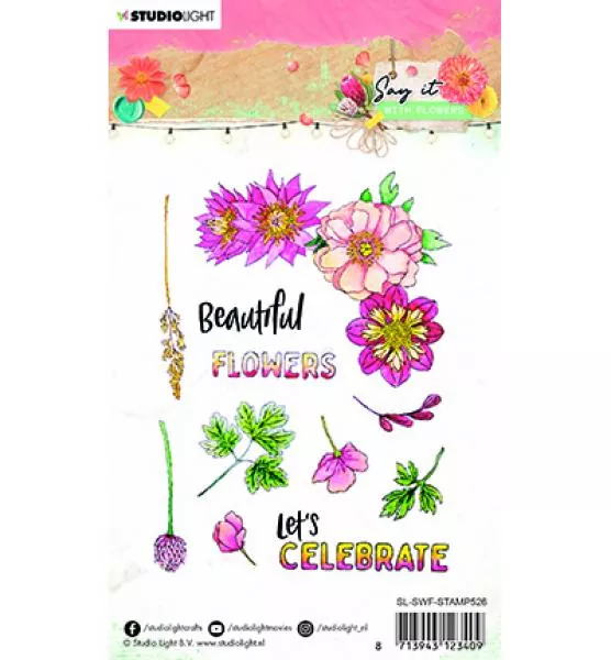 Studiolight Clear Stamp Say it with flowers nr.526