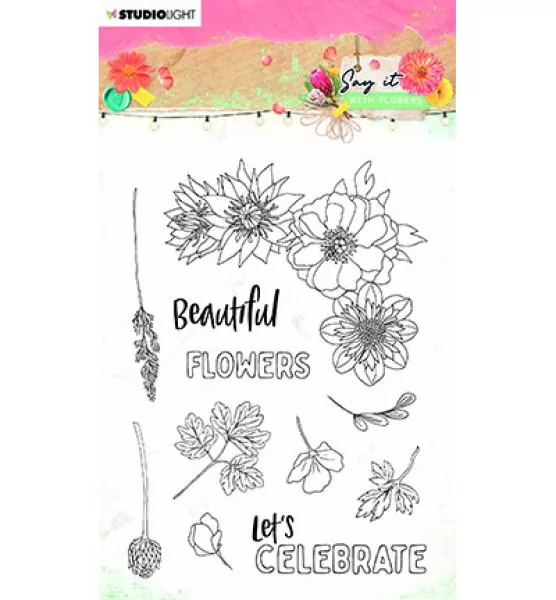 Studiolight Clear Stamp Say it with flowers nr.526