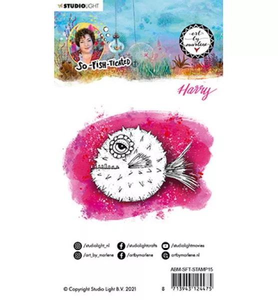 Studiolight Cling Stamp Harry (Blowfish) So-Fish-Ticated nr.15