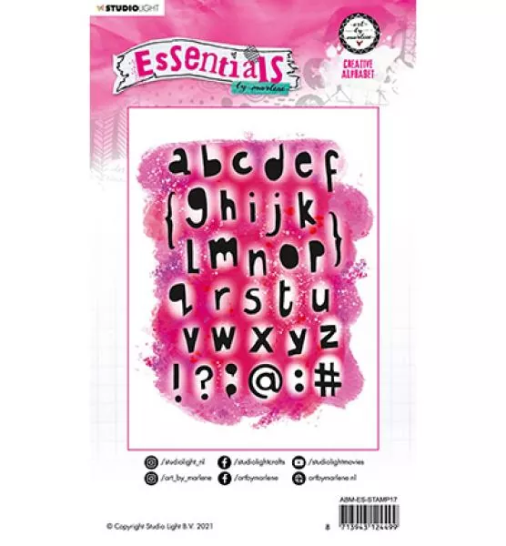 Studiolight Cling Stamp Creative Alphabet Essentials nr.17