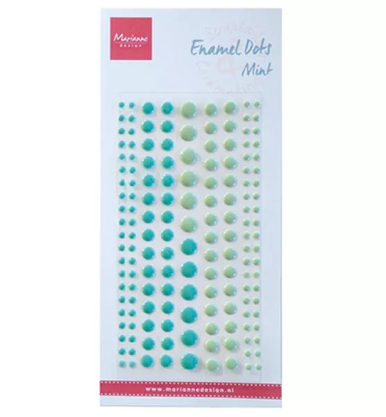 Marianne D Enamel dots: two mint