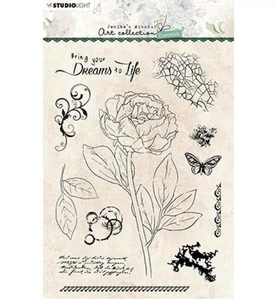 Studiolight Clear Stamp Peony Essentials nr.68