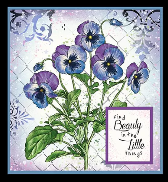 Studiolight Clear Stamp Violets Essentials nr.67