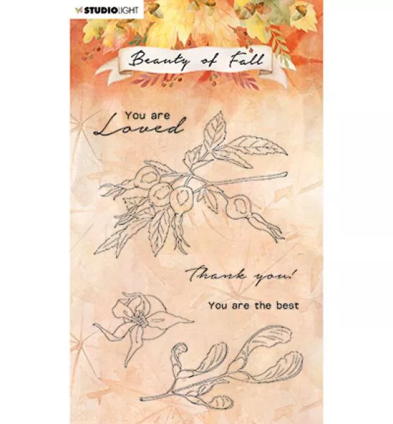 Studiolight Clear stamp Rose hips Beauty of Fall nr.64