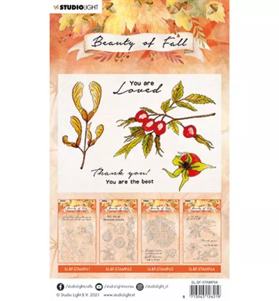 Studiolight Clear stamp Rose hips Beauty of Fall nr.64