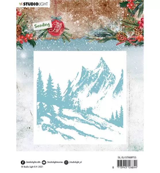 Studiolight Clear stamp Background landscape Sending Joy nr.55